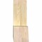 Ekena Millwork Portland Rough Sawn Timber Gable Bracket, Douglas Fir, 60"W x 17"H x 6"D x 6"F, 7/12 Pitch GBW060X17X0606POR00RDF - alternate 5